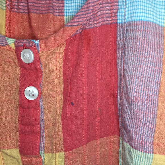 Papa Front Button Blouse with Pintucked Bodice - Picture 3 of 6